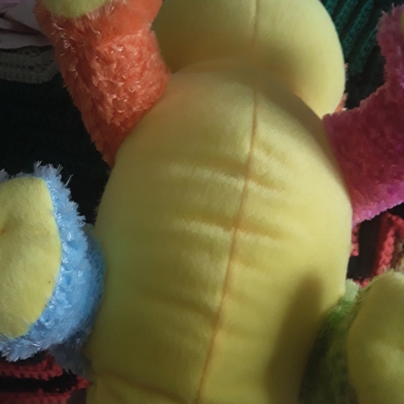 Lizard Multicolored pastels Stuffed Animal - Picture 5 of 5